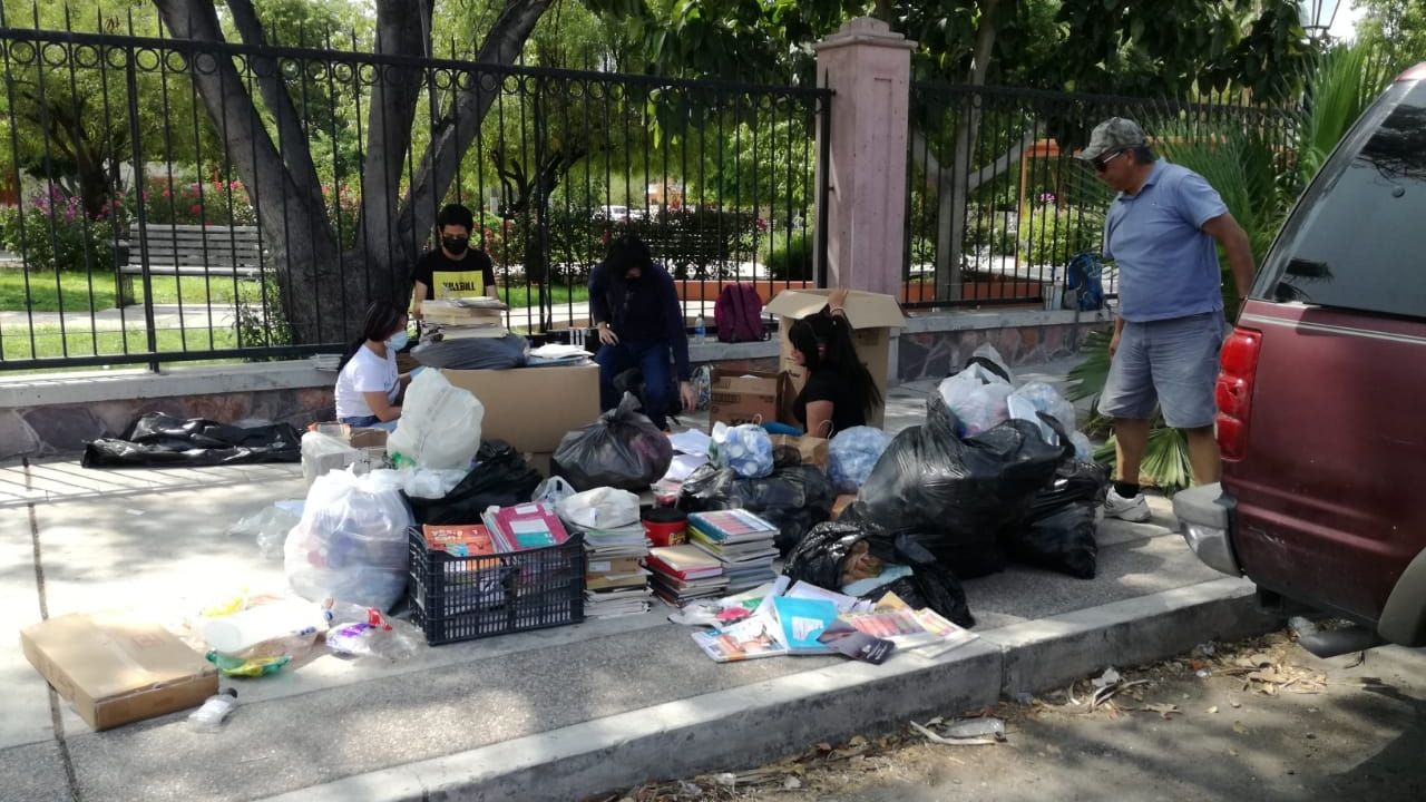 Organizaciones ecologistas realizan campaña de reciclaje en apoyo a niños bajo tratamiento médico