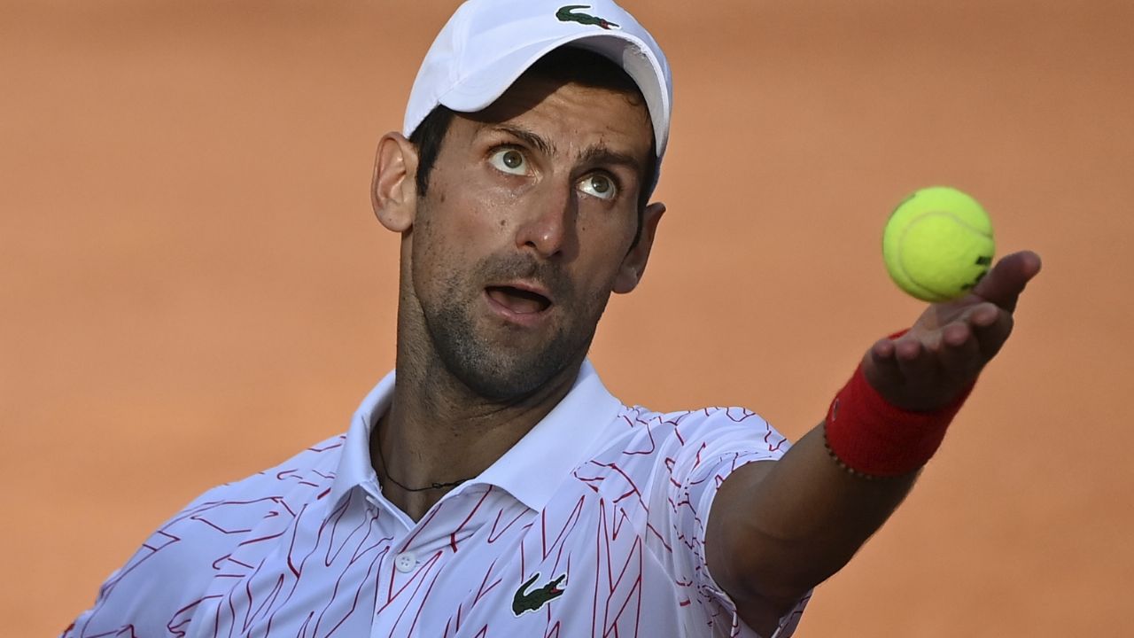 Novak Djokovic recibe advertencia por realizar una obscenidad en Roma