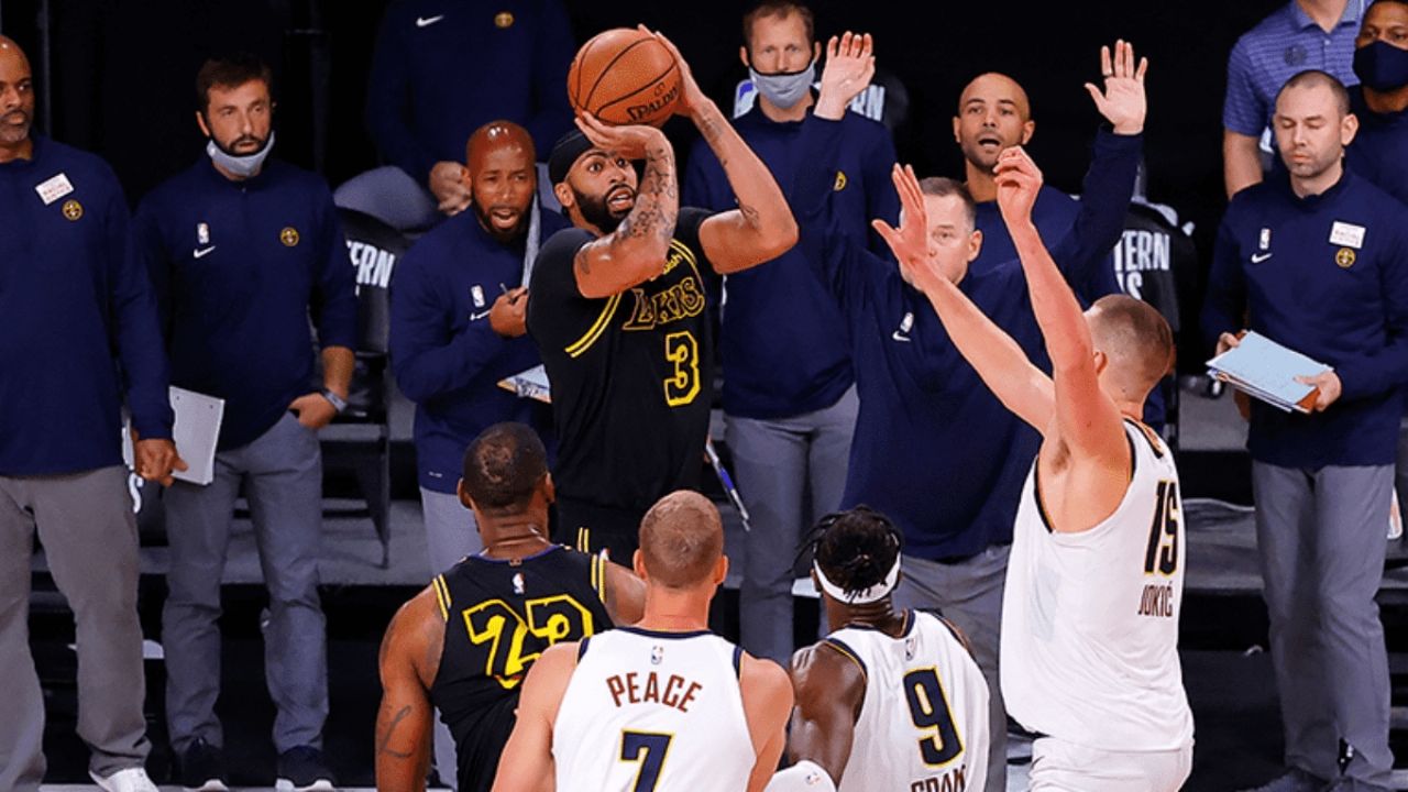 Anthony Davis es el héroe con los Lakers ante Denver