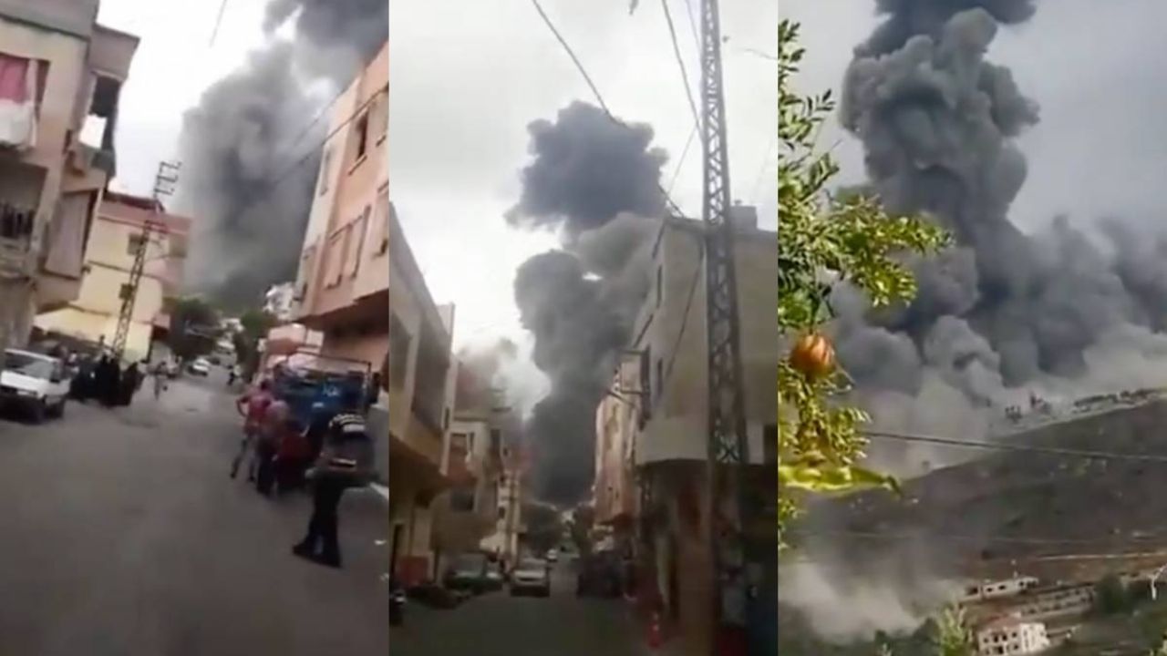 VIDEO: Fuerte explosión sacude al edificio de Hezbolá en el sur del Líbano
