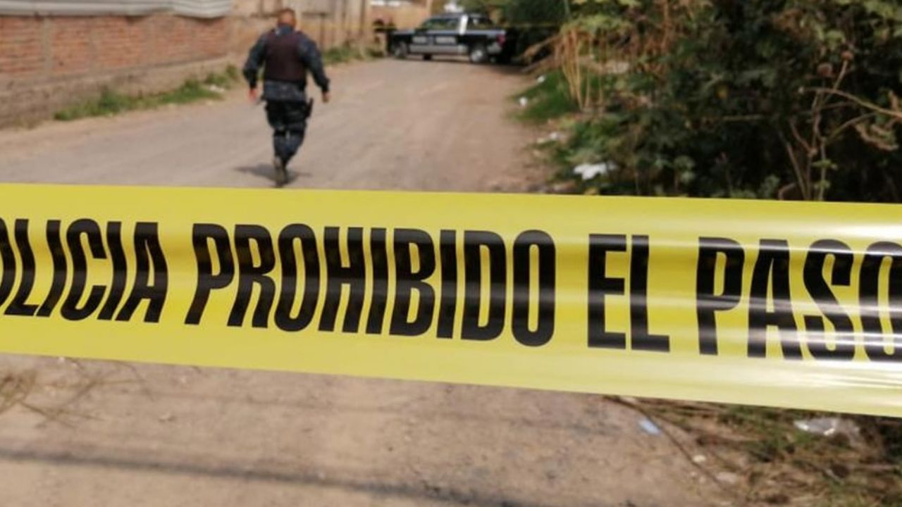 Acordonan el lugar de los hechos