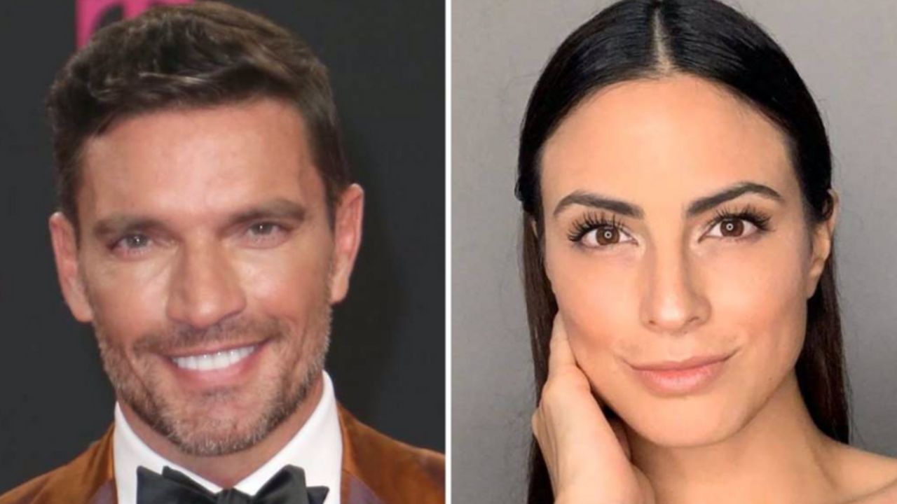 Valeria Marín, joven novia de Julián Gil, saca su lado más coqueto desde la playa