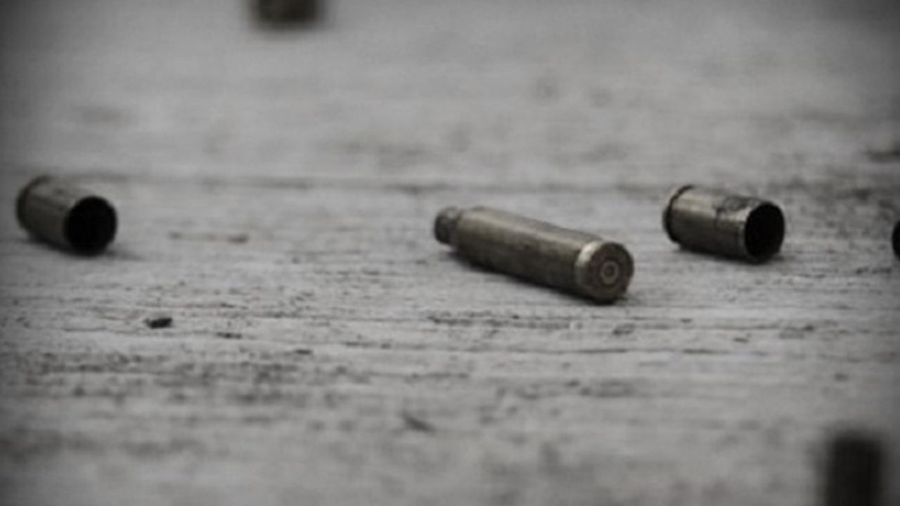 Casquillos percutidos en la zona