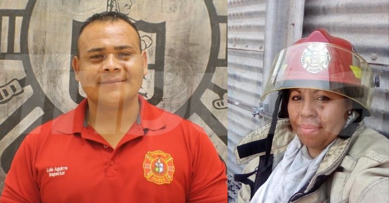 Esto fue anoche, Canal Bajo y carretera Internacional, al norte de Esperanza. Un sedán Nissan Tsuru cayó a las aguas y una persona estaba atrapada en el asiento trasero. Los Bomberos Lourdes Robles Simental, quien estaba de Guardia en la Estación de Villa Bonita, y Luis Miguel Aguirre Peinado 'Rambo', buzo de Rescate Acuático, rescataron al tripulante del vehículo antes de que este cayera por completo a las aguas, evitando una posible tragedia.