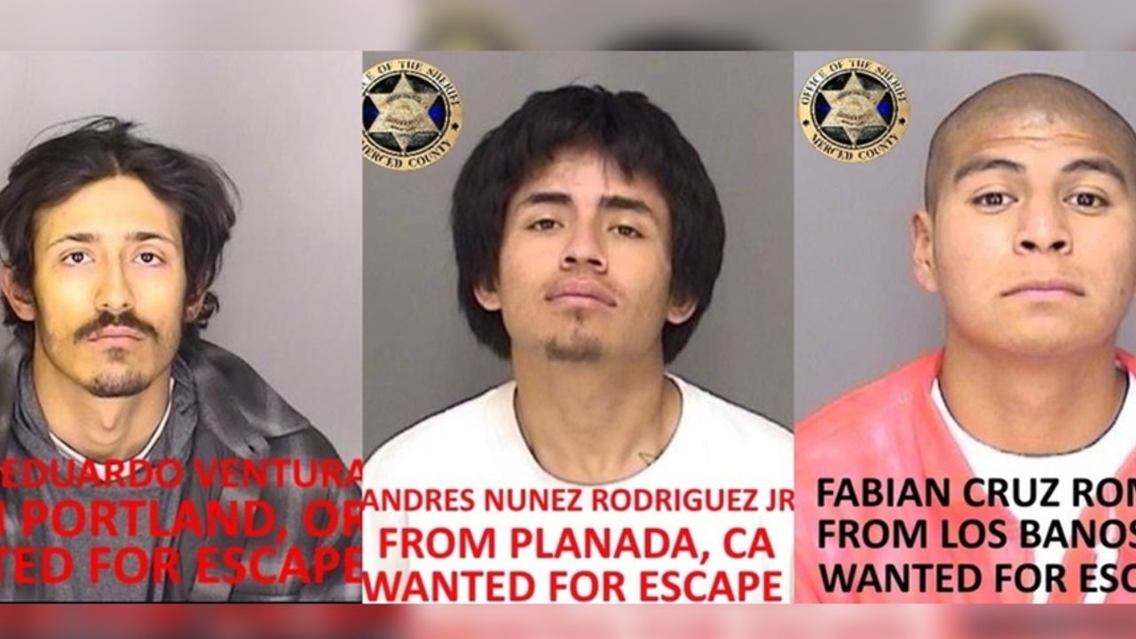 California: Policía aprehende a tres de seis hispanos que escaparon de prisión