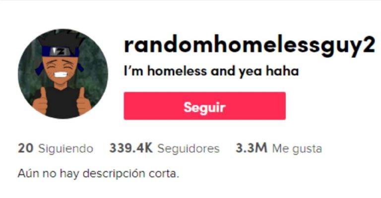 randomhomlessguy2 sobrevive con poco dinero