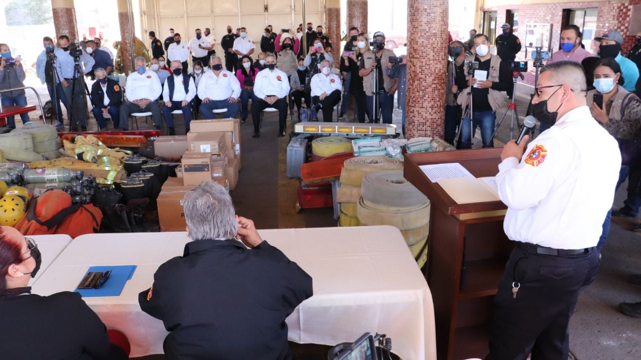 ¡Buenas noticias! Bomberos de Cajeme reciben apoyo de sus colegas de Arizona