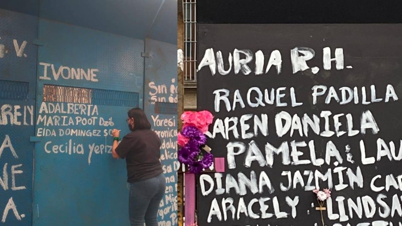 “Las recordamos siempre”: Las sonorenses Raquel y Cecilia tienen su nombre en memorial frente a Palacio Nacional