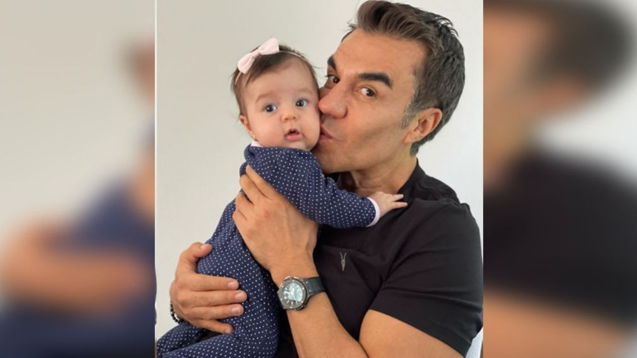 ¡Qué ternura! Adrián Uribe le da lección de vida a su pequeña hija y lo exhibe en Instagram