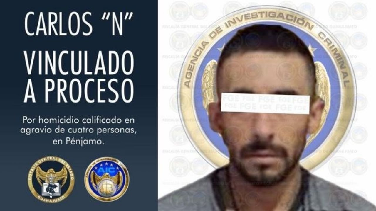 Por el homicidio de al menos 4 personas en Guanajuato, detienen a Carlos ‘N’ alías ‘El Macarena’