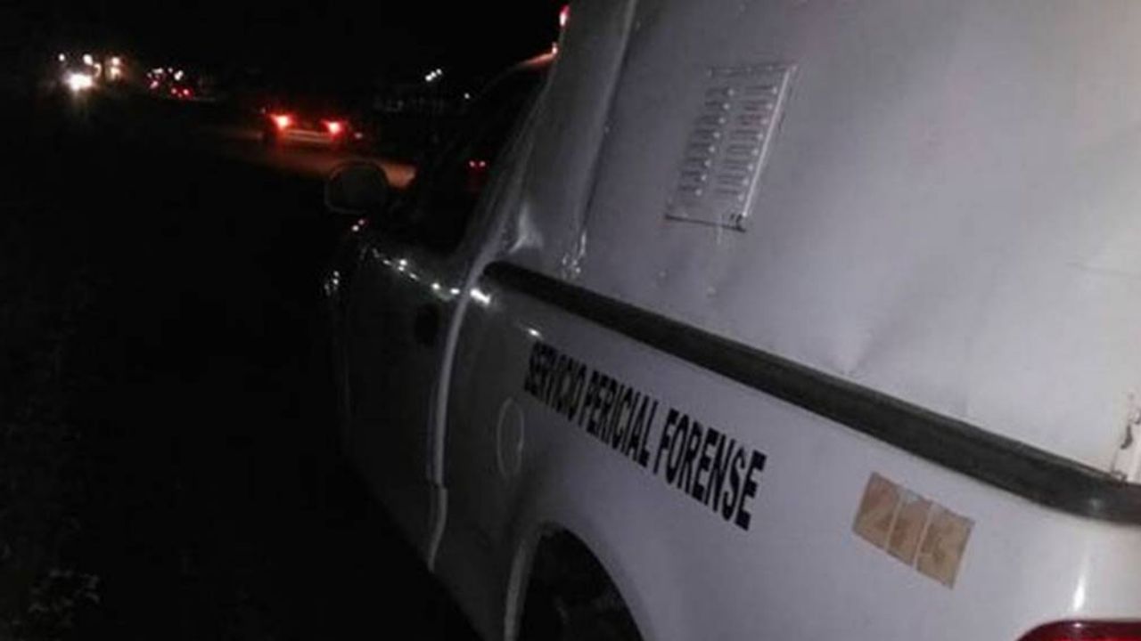 Semefo llegan al sitio del crimen