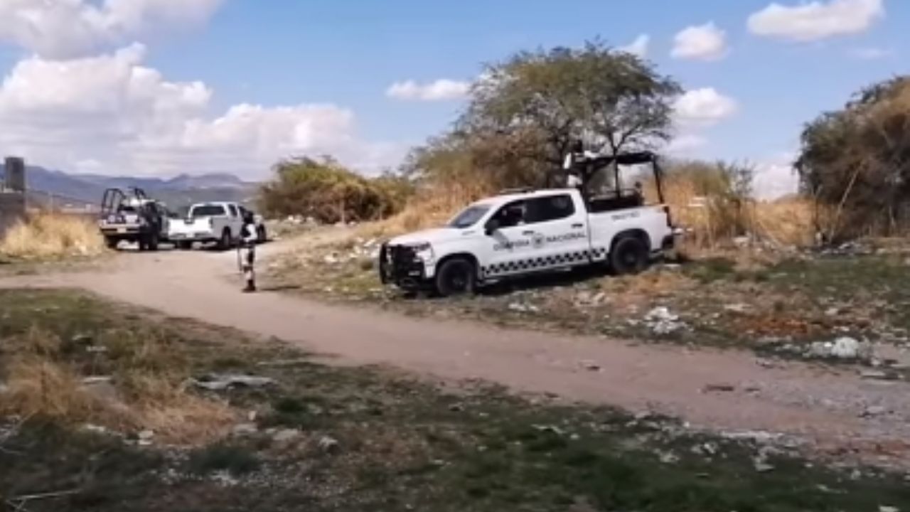 Autoridades en la zona del crimen