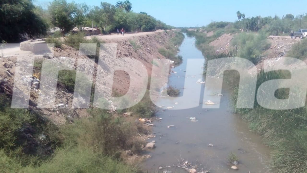Dren las Animas: Un cauce de aguas negras por la ciudad de Huatabampo, Sonora