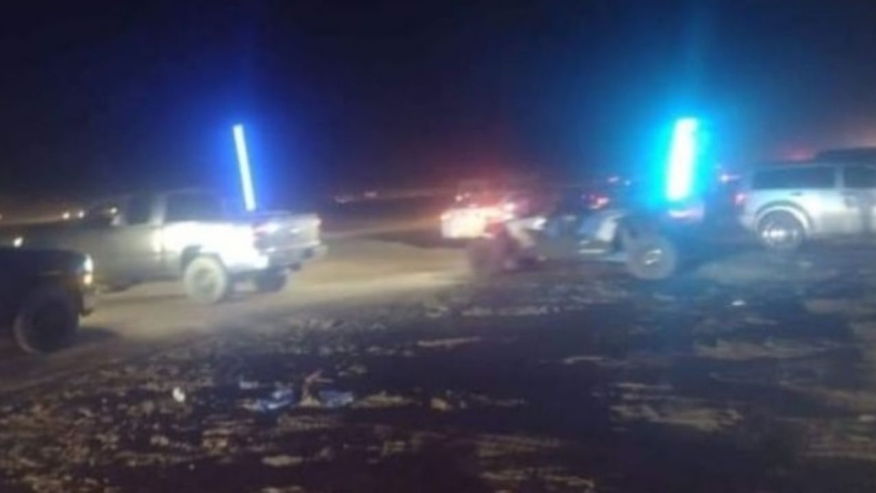 Autoridades llegan al sitio