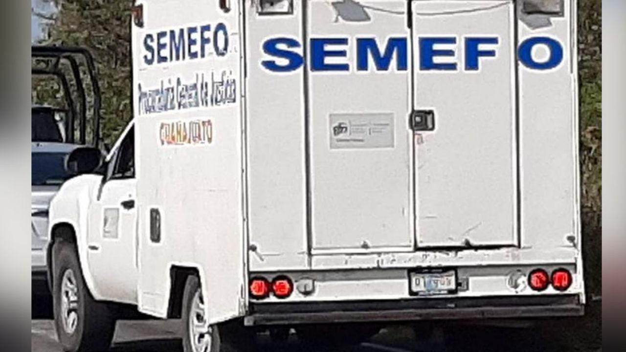 Semefo acude al sitio de los hechos