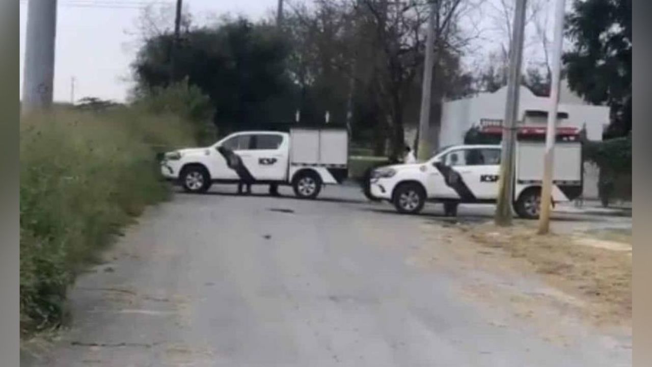 Autoridades llegan al sitio