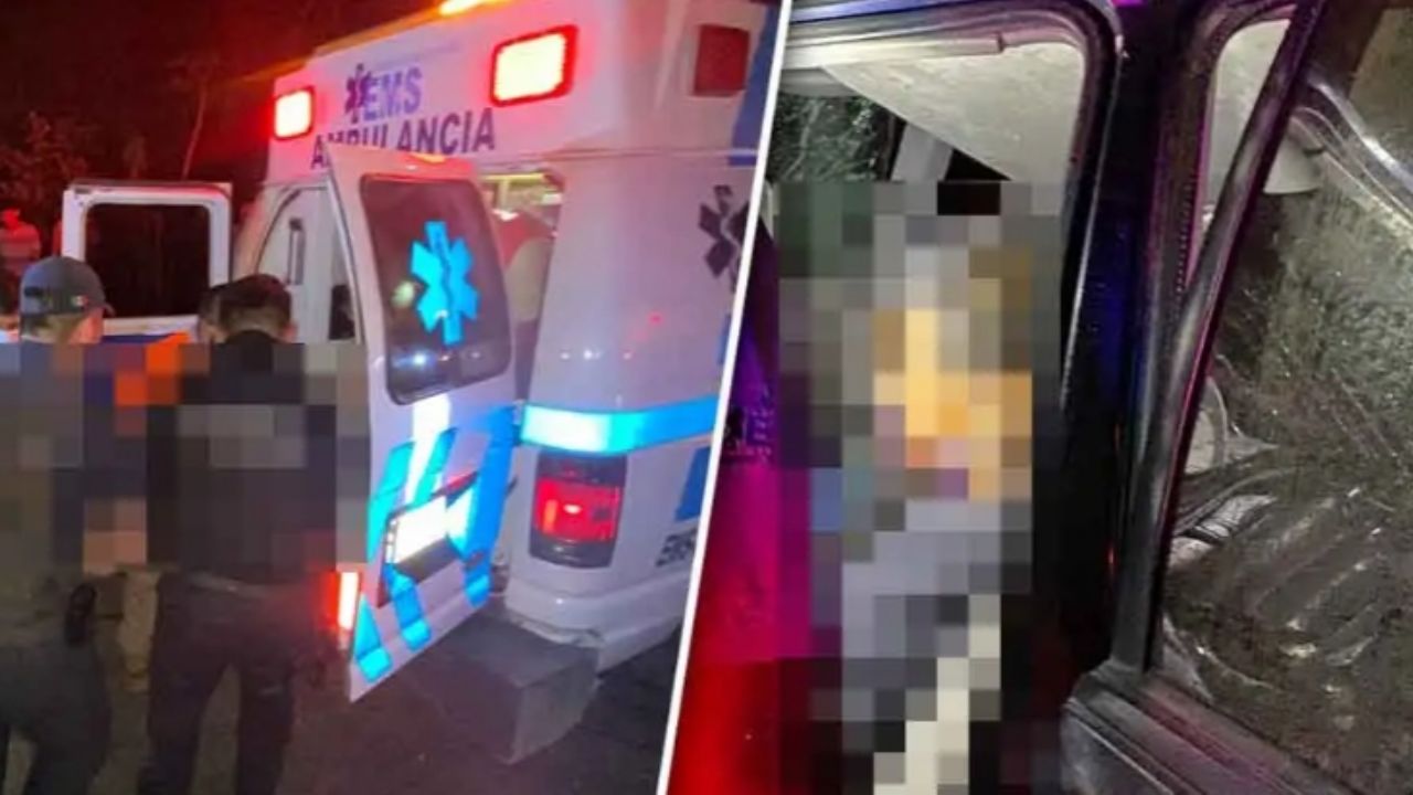 Camionetas se impactan de frente; muere una persona y 4 sufren heridas