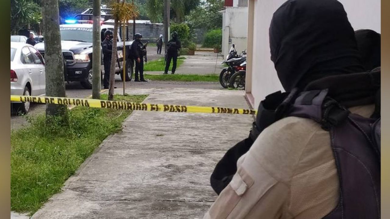 Autoridades trabajan en el sitio