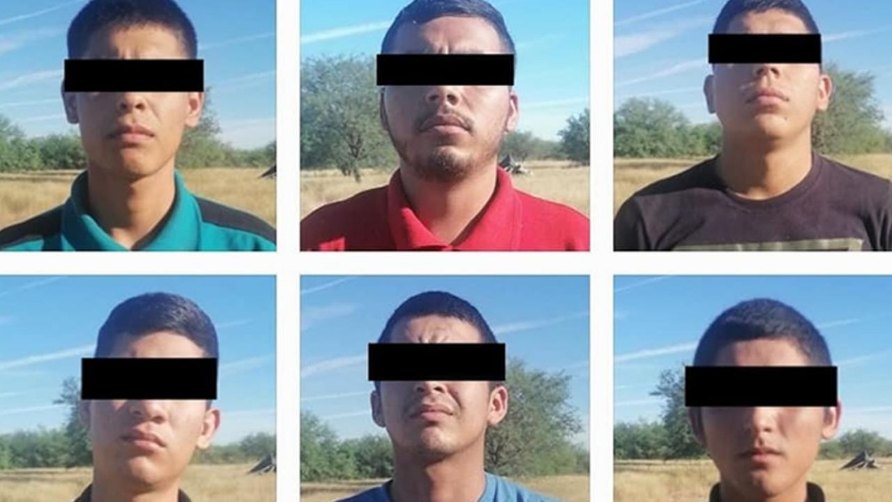 Caen seis presuntos sicarios armados en Guaymas; tienen entre 18 y 23 años de edad
