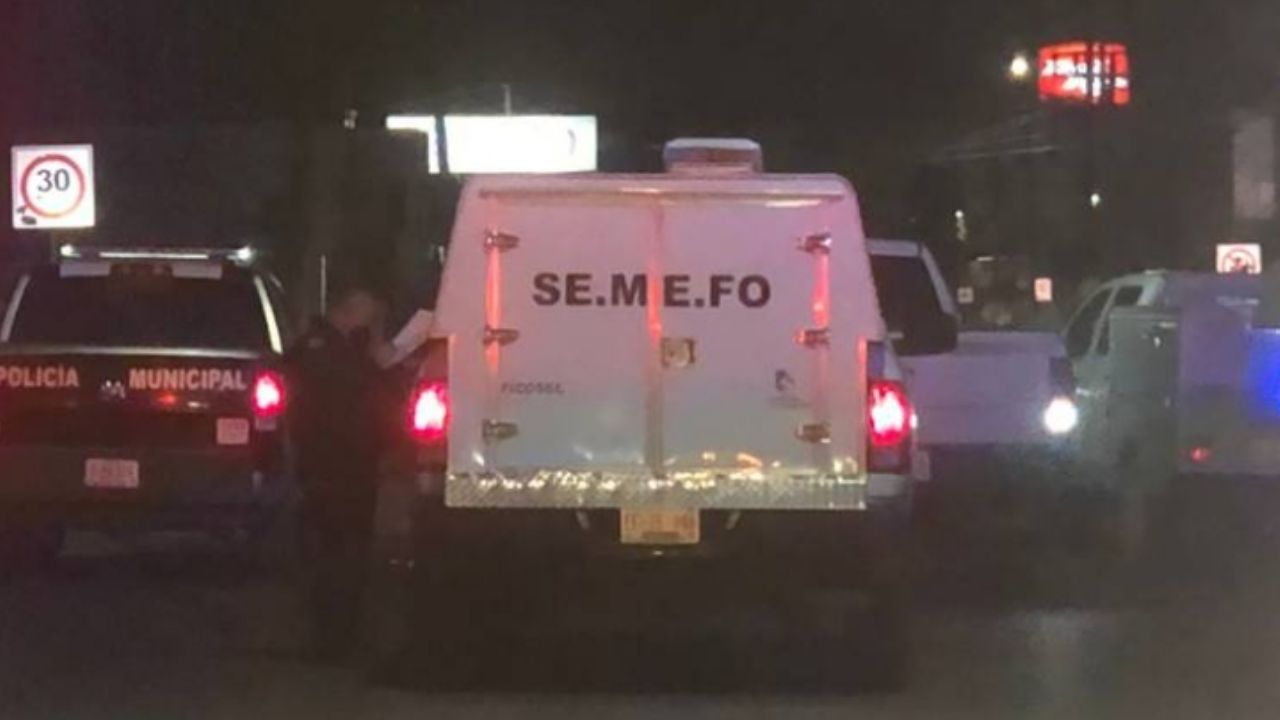Semefo llega a la escena del crimen