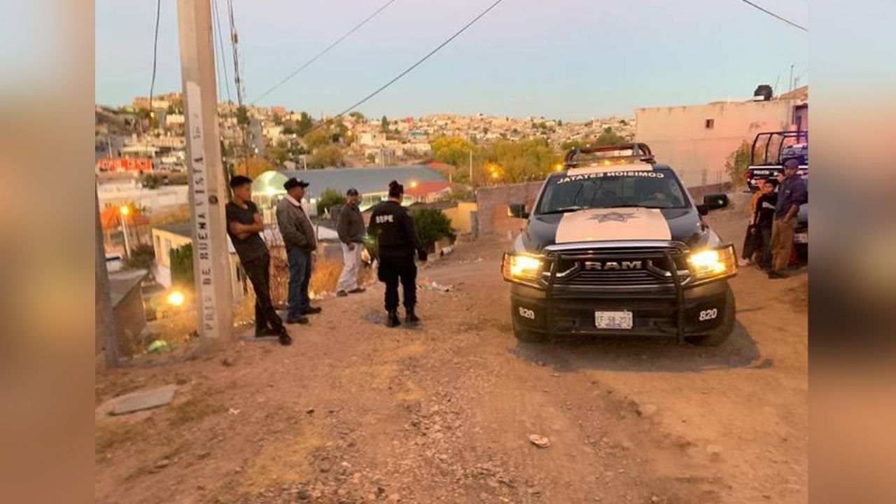 Autoridades llegan al lugar de los hechos