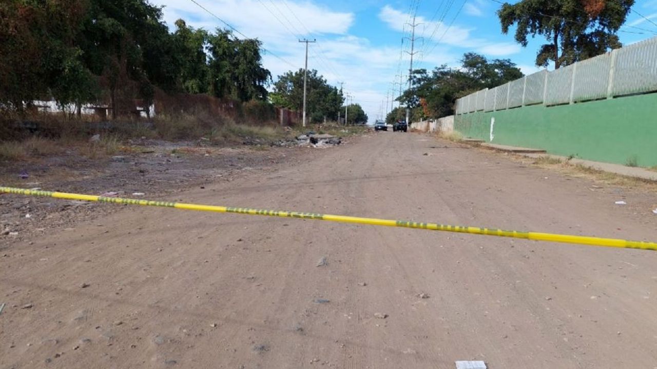 Acordonan el sitio del crimen