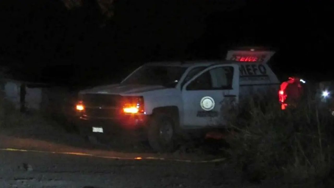 Autoridades llegan a la escena del crimen