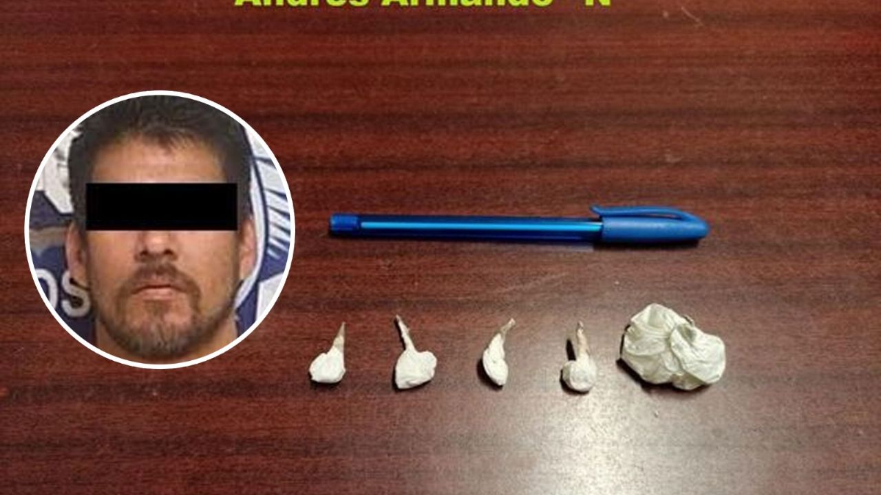 Ciclista se les atraviesa a policías y lo detienen por cargar con dosis de droga en Hermosillo