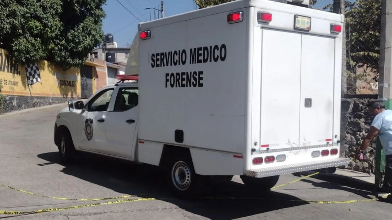 Semefo llega a la escena del crimen