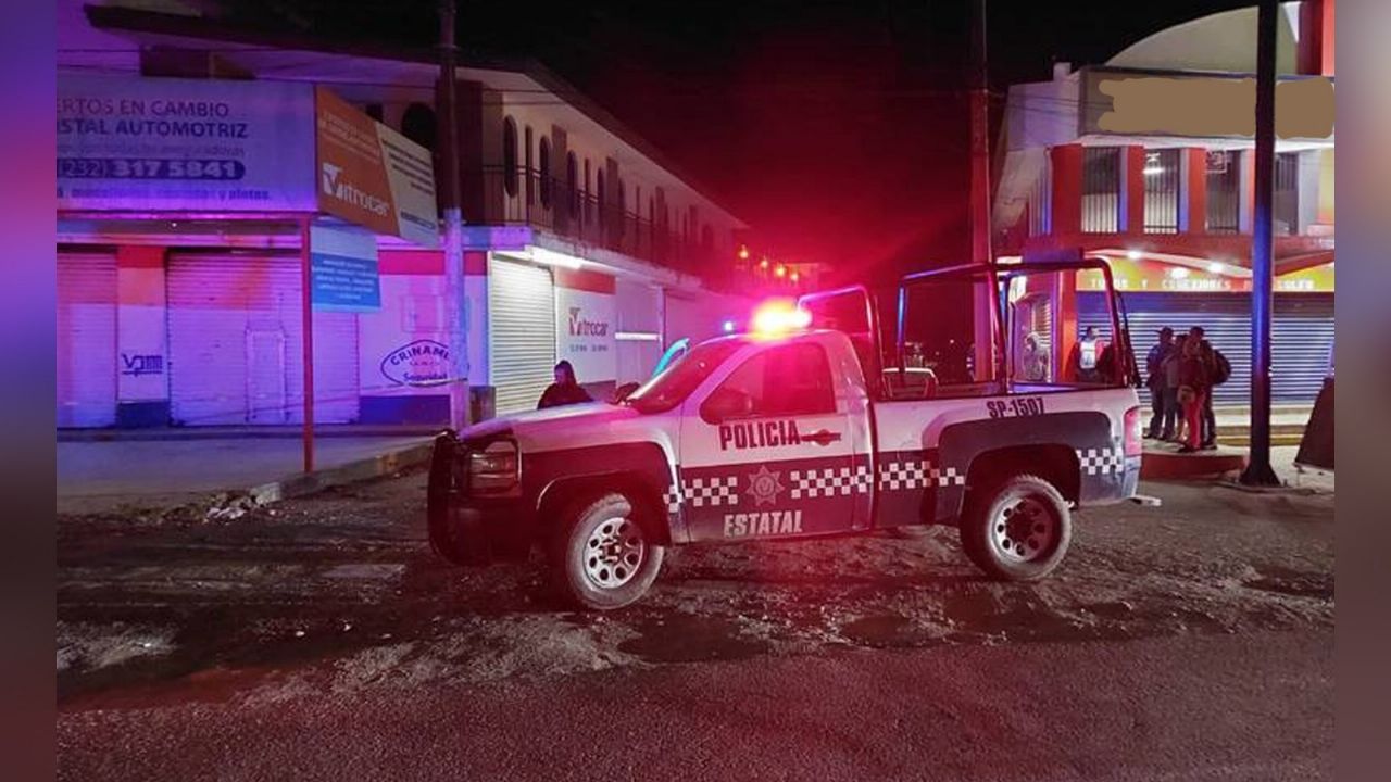 Autoridades llegan al lugar de los hechos