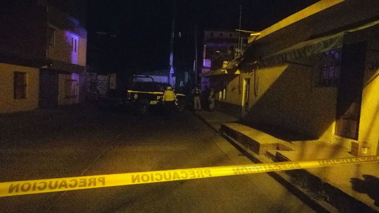 Acordonan el sitio del crimen