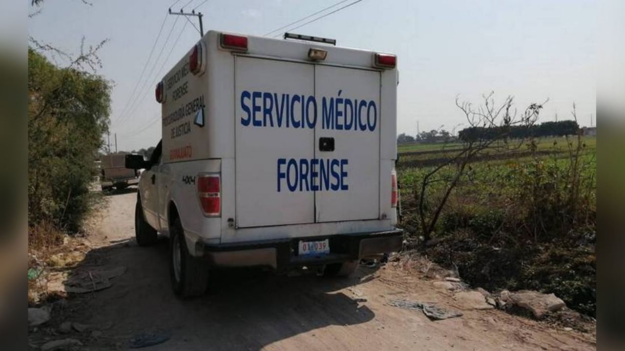 Semefo llega al sitio de los hechos