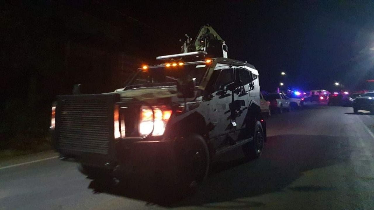 Autoridades llegan al sitio