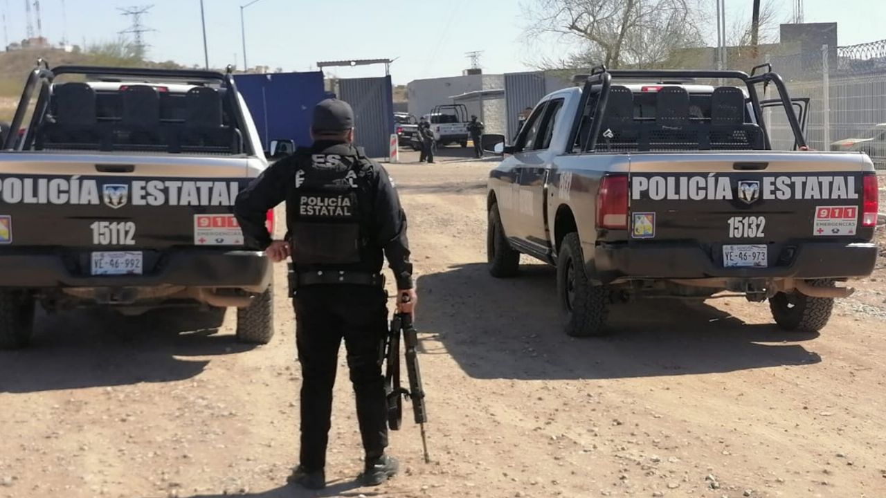 Autoridades llegan al sitio