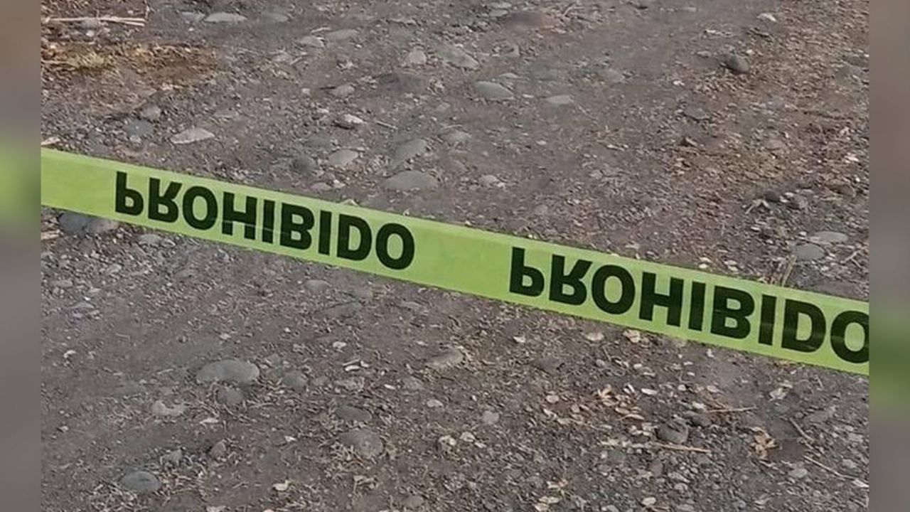 Acordonan el lugar de los hechos