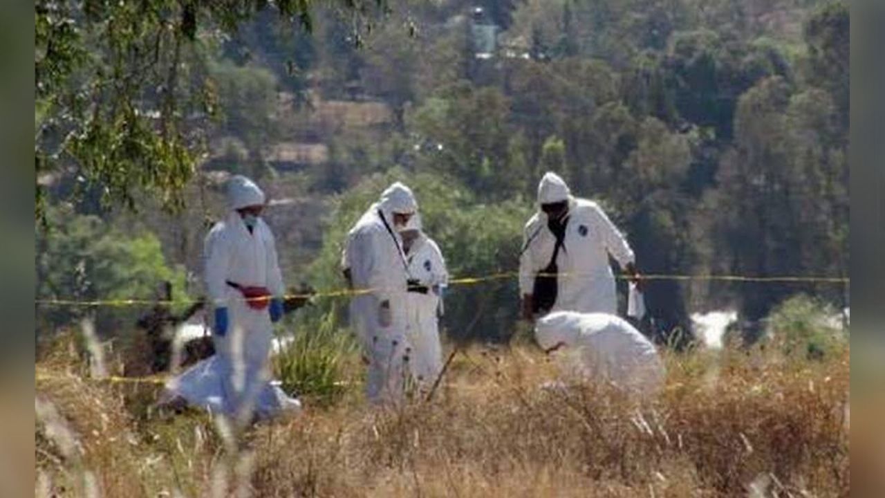 Semefo trabaja en la escena del crimen