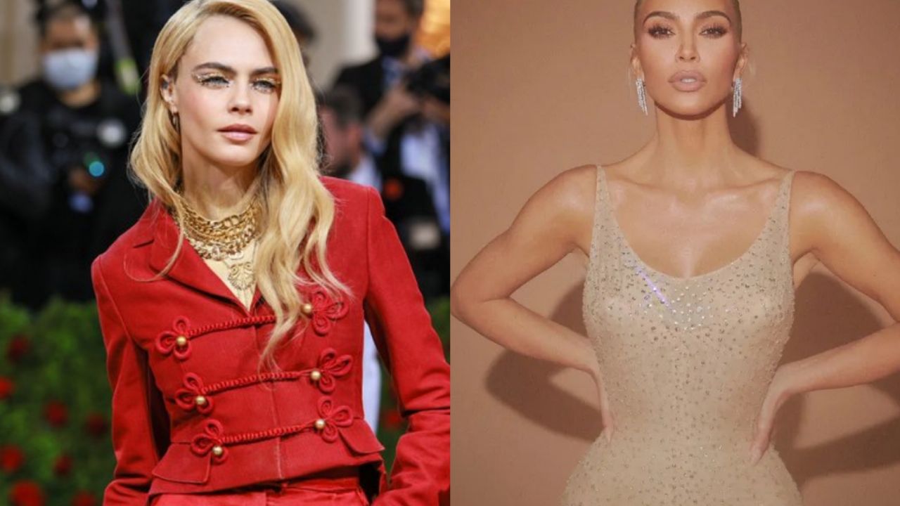 Kim Kardashian y Cara Delevingne impactan con atuendos para el MET Gala