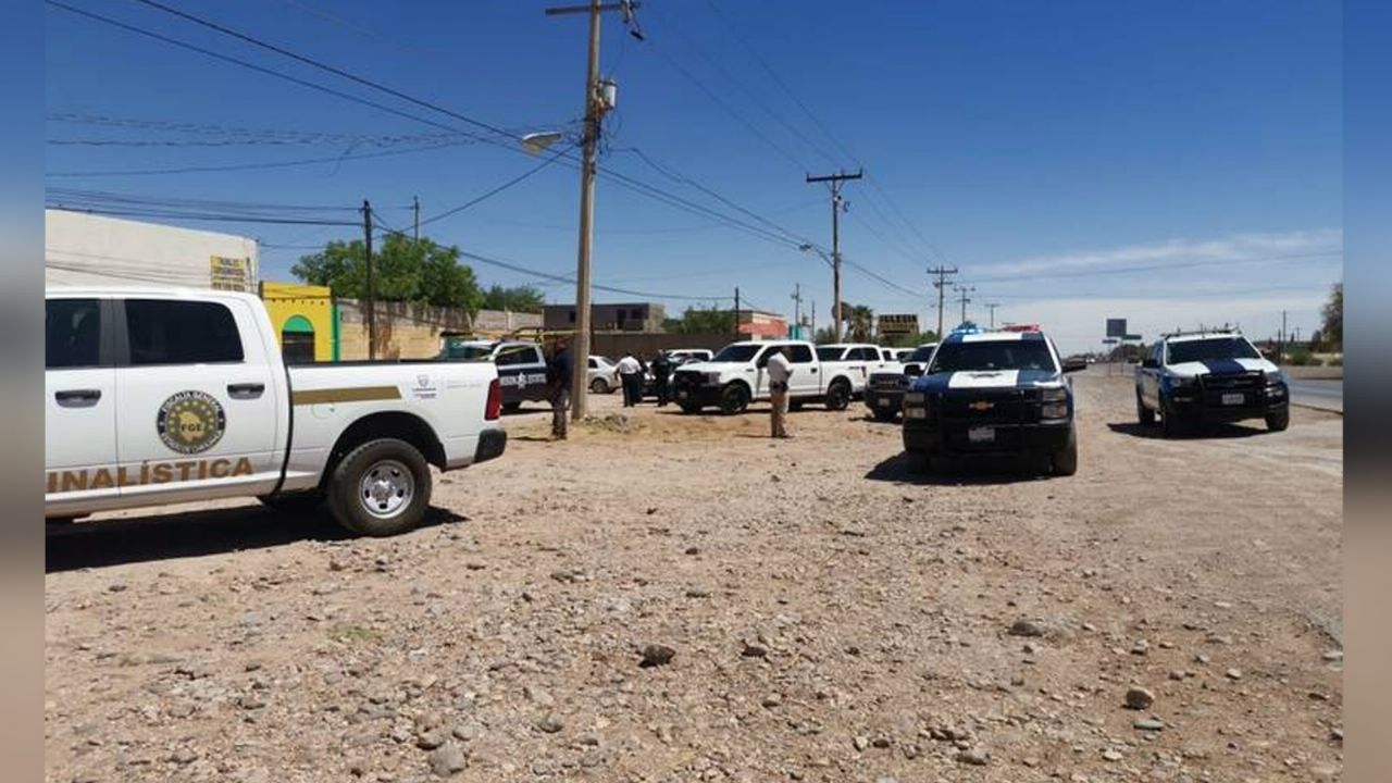 Autoridades trabajan en la zona