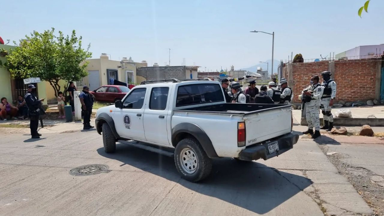 Autoridades llegan al lugar de los hechos