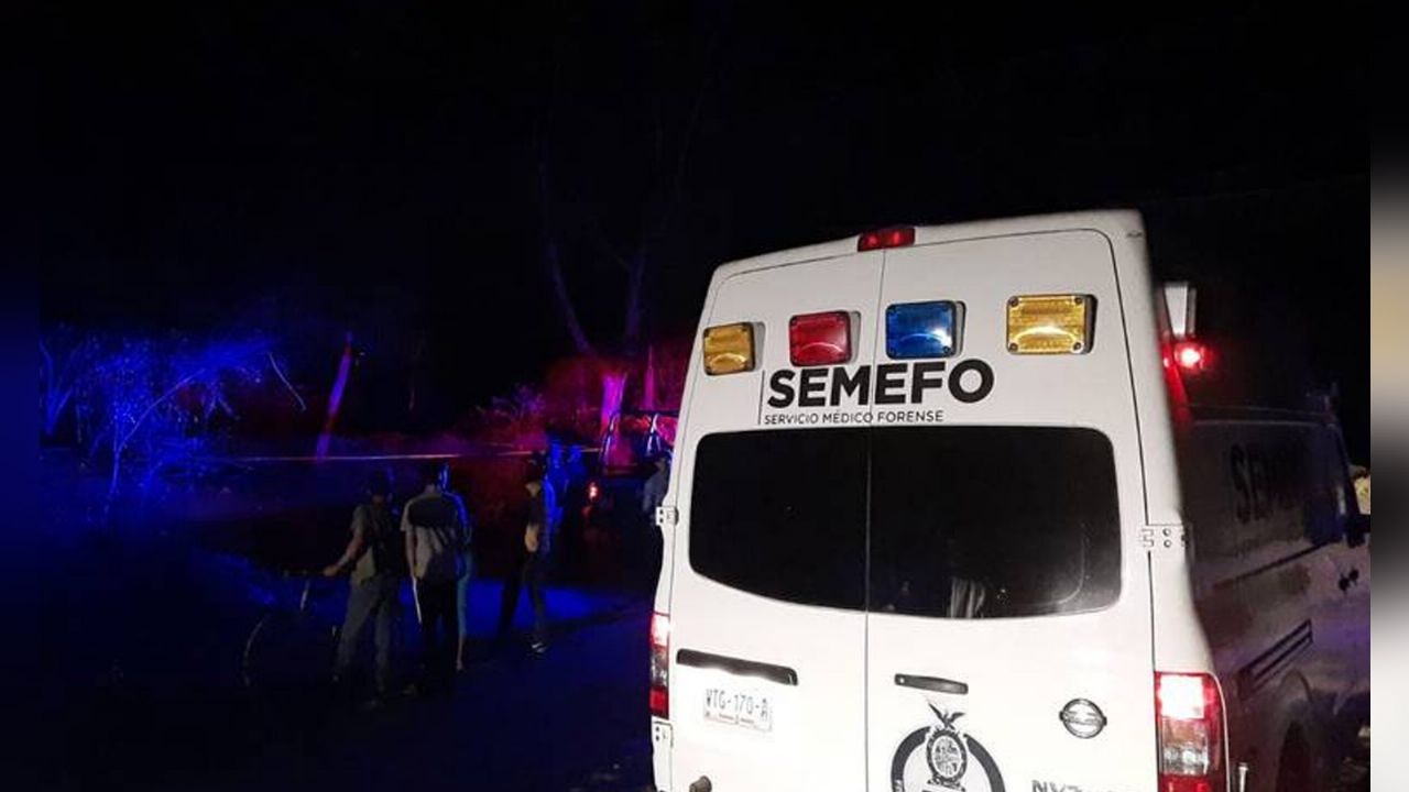 Semefo  llega a la escena del crimen