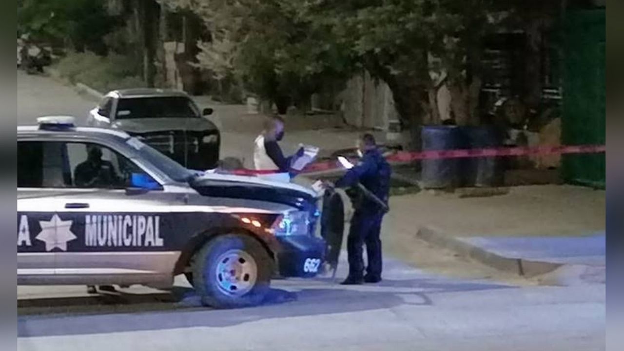 Autoridades en el lugar de los hechos