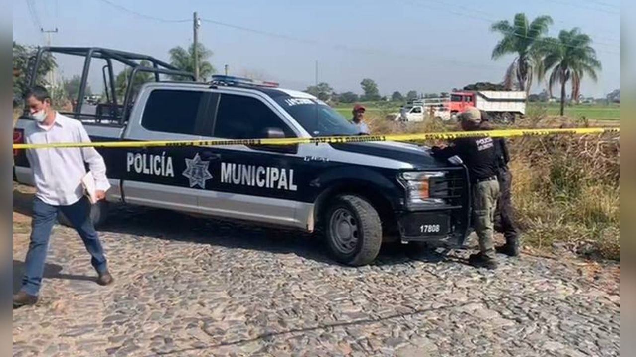 Autoridades llegan al lugar de los hechos