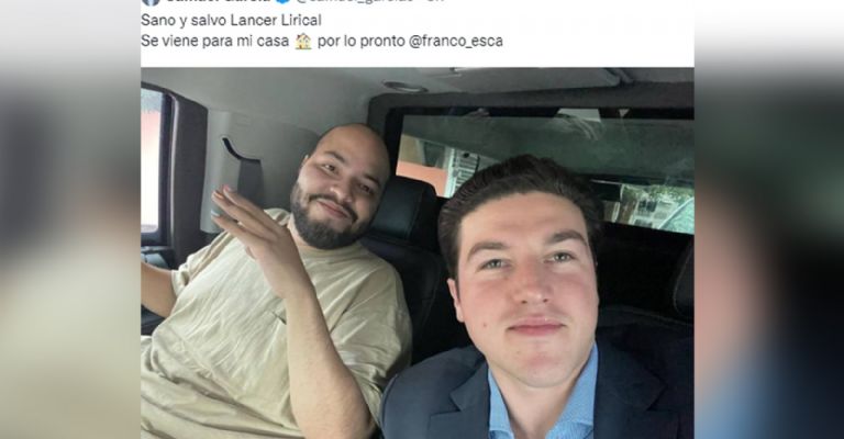 Samuel García y el rapero venezolano