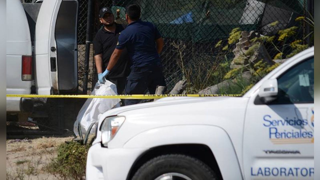 Semefo llega al sitio del crimen