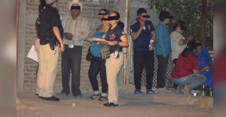 Testigos oculares en la escena del crimen