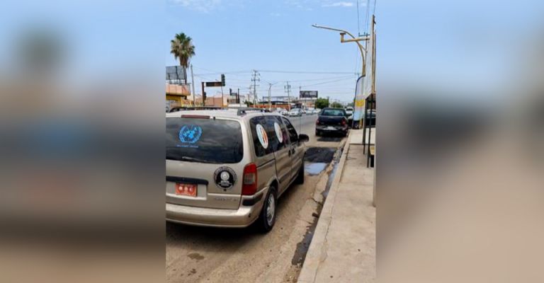 Auto de la persona afectada