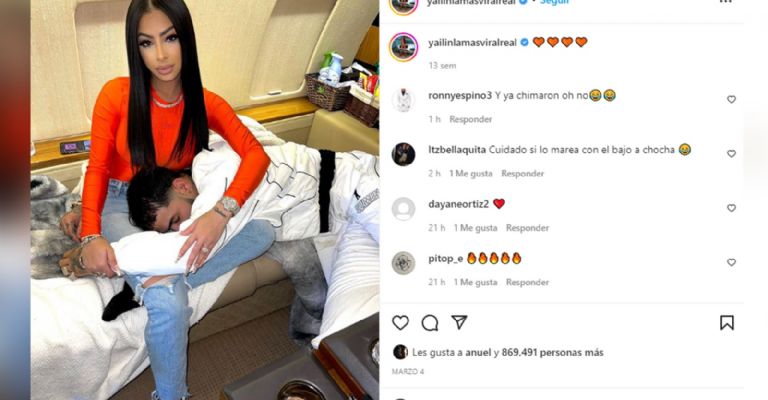 Anuel y su novia