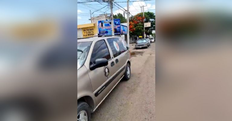 Lugar donde levantaron a un hombre