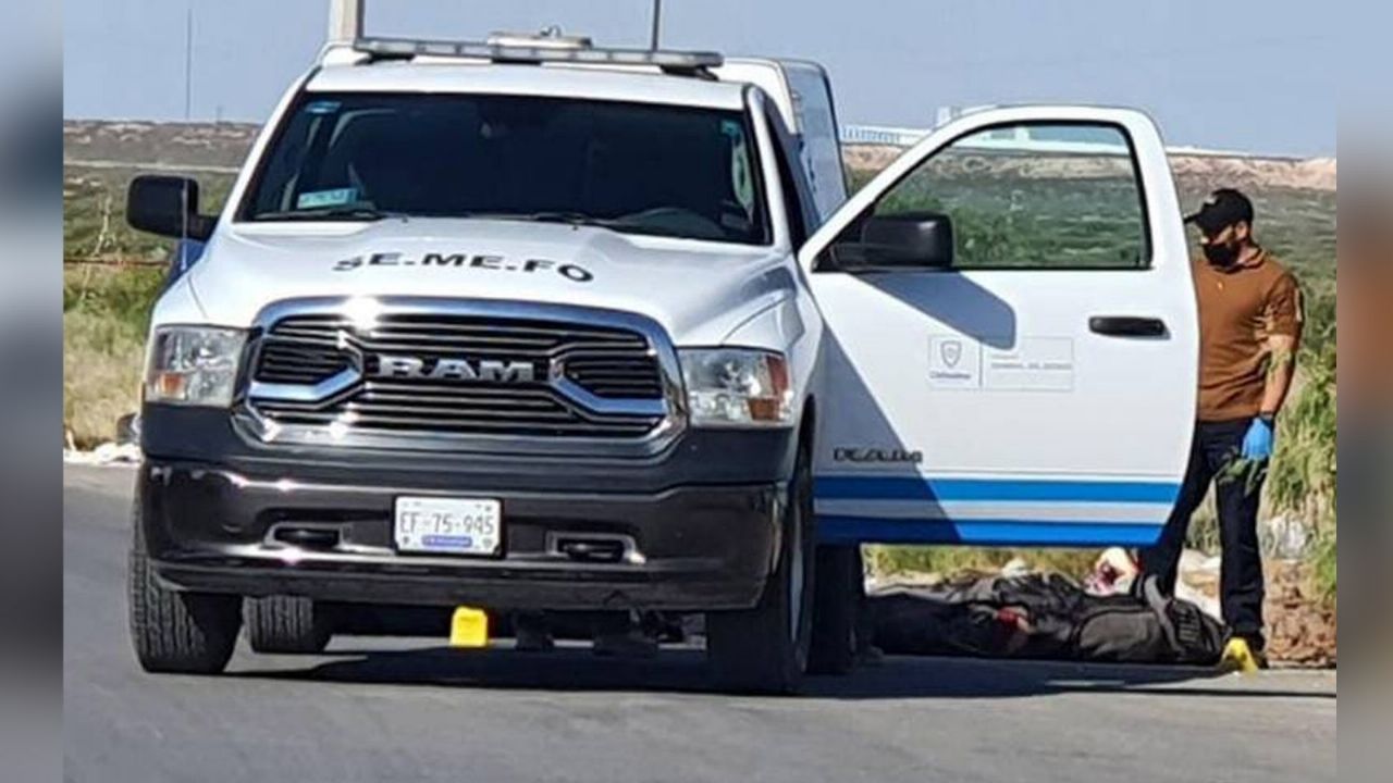 Semefo acude al lugar de los hechos