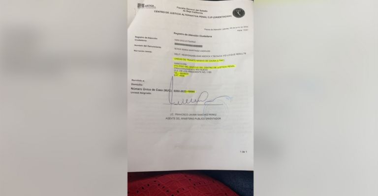 Denuncia ante la Fiscalía